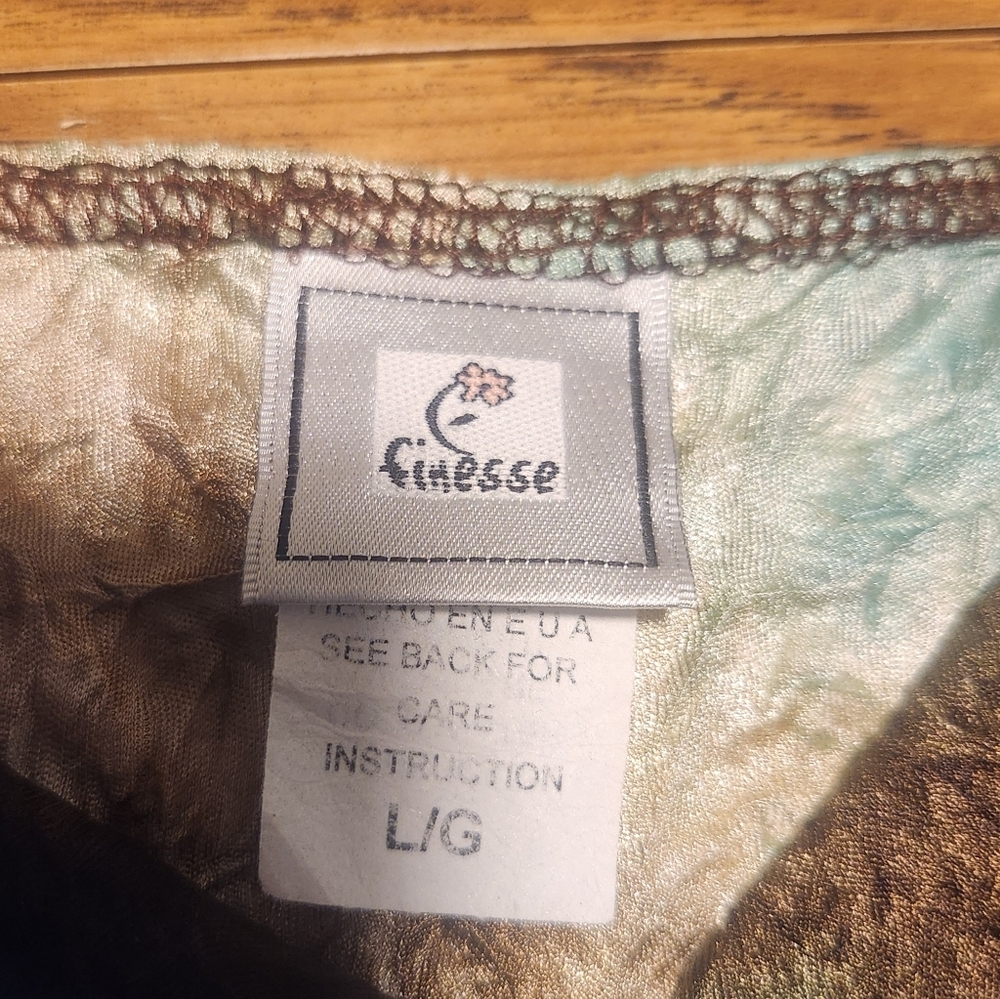 Finesse Sleeveless Vintage Y2K Handkercief Hem Top Women Large - Picture 11 of 13
